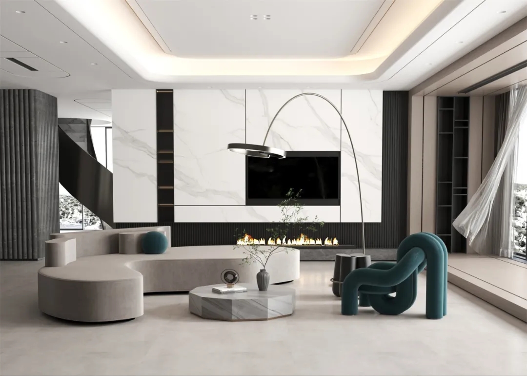 9001cc金沙以诚为本1200x2400mm大规格全岩密缝铺效果图