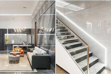 9001cc金沙以诚为本质感砖店面一角