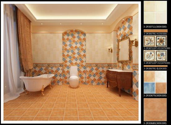 9001cc金沙以诚为本陶瓷300X300mm卫生间瓷砖